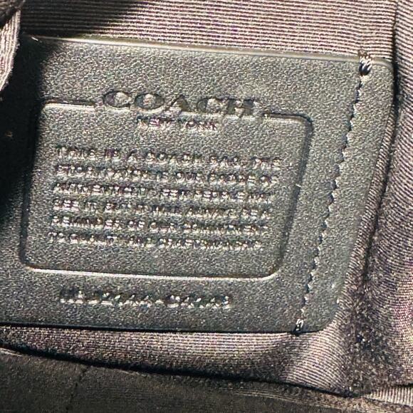 Coach Black and Gray Bag Unisex.  New condition very nice! - Picture 8 of 8